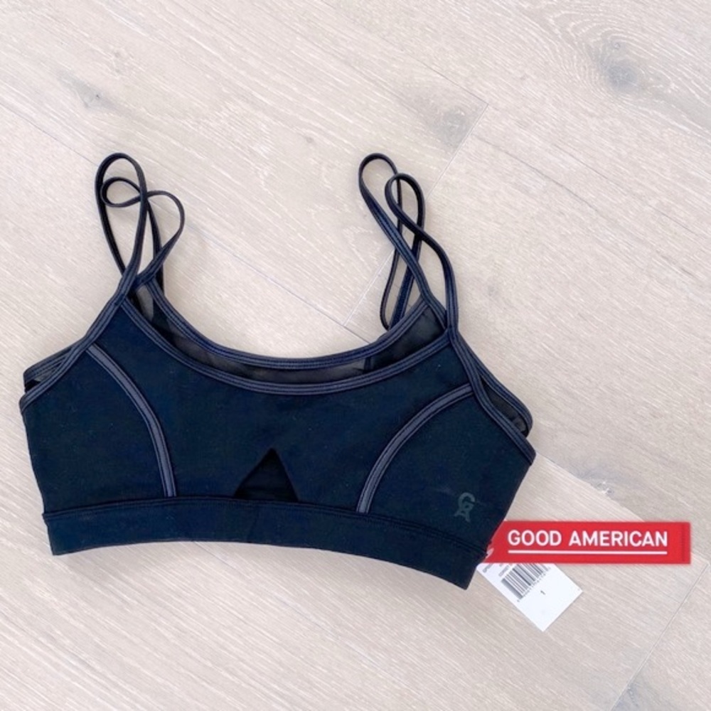 Good American Corset Sports Bra Sz 1 NWT